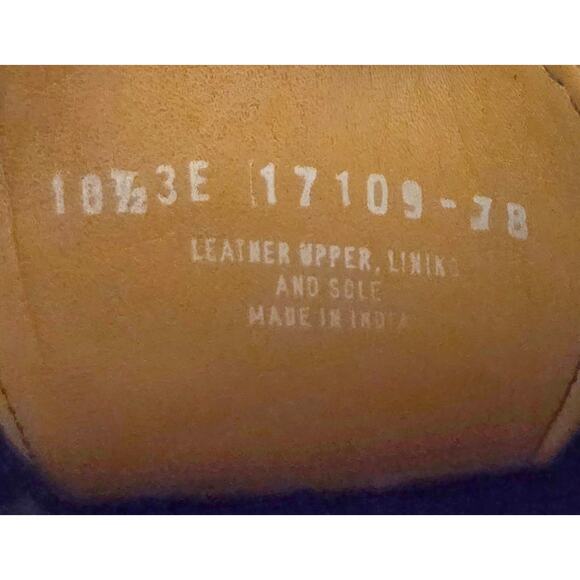 Florsheim Imperial Longwing Black Leather Oxford Shoes Mens Size 10.5 3E X-Wide - Picture 8 of 10